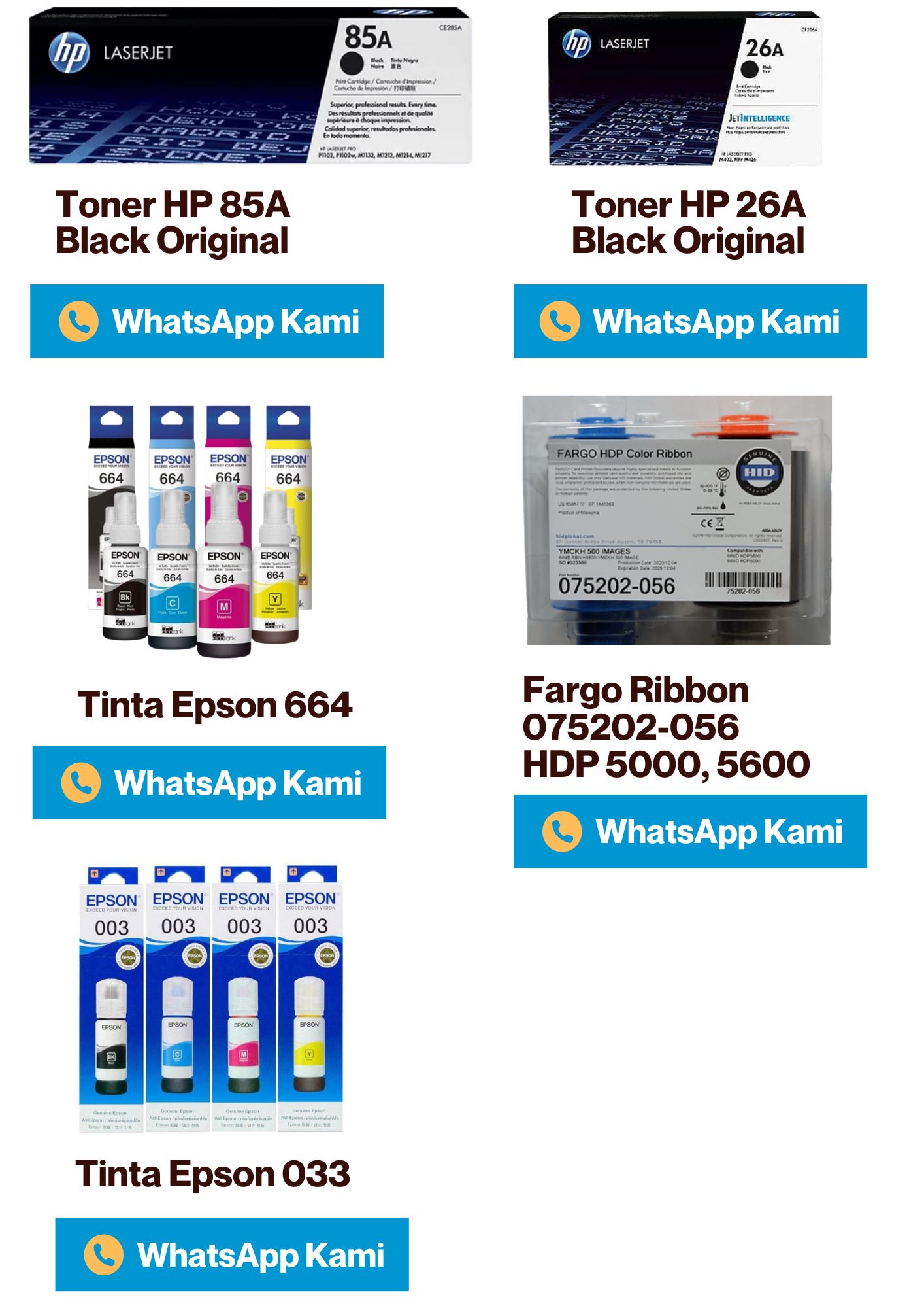 jual tinta toner printer