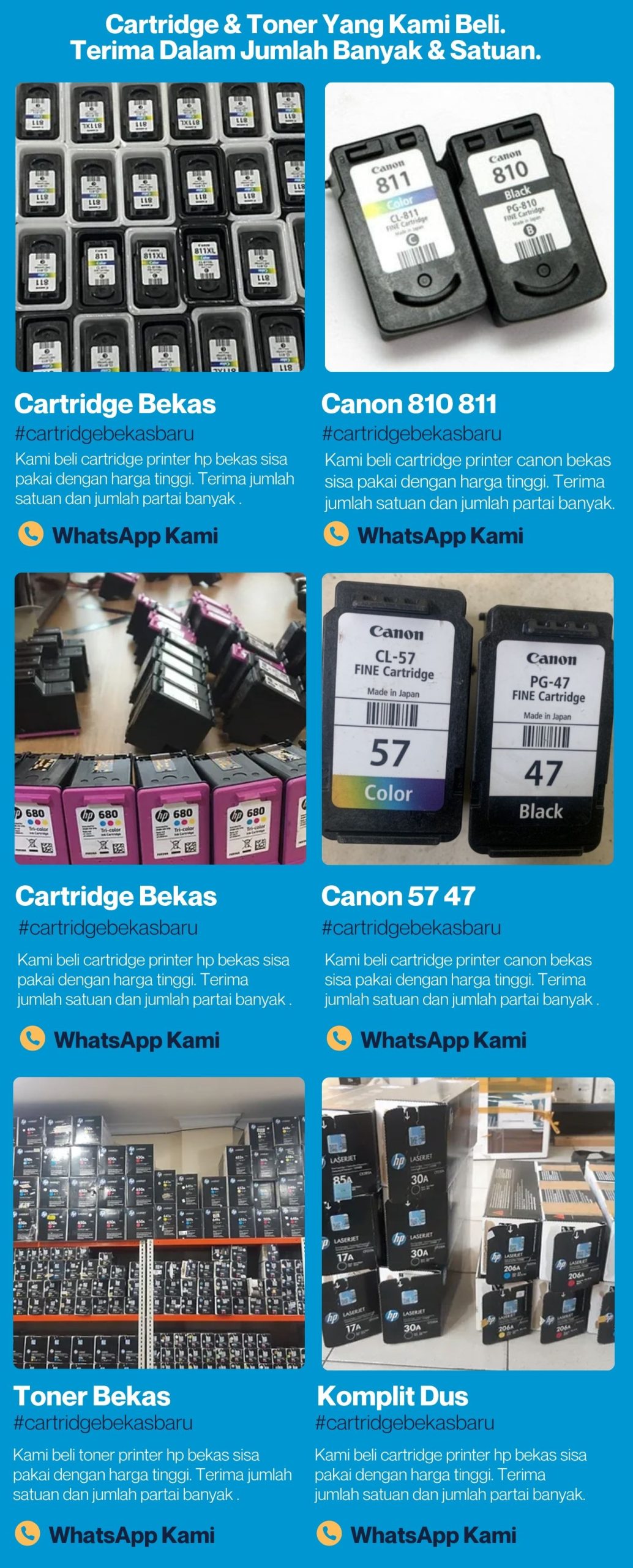 jual beli tinta bekas